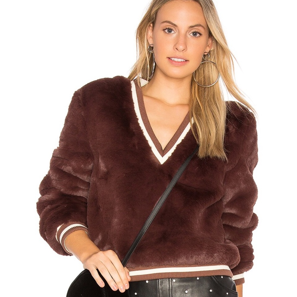 Somedays Lovin Brown V-Neck Sweater